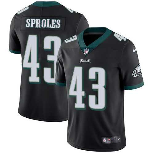 Nike Philadelphia Eagles #43 Darren Sproles Black Alternate NFL Vapor Untouchable Limited Jersey,We sell and wholesale Nike Philadelphia Eagles #43 Darren Sproles Black Alternate NFL Vapor Untouchable Limited Jersey on line form chian!
